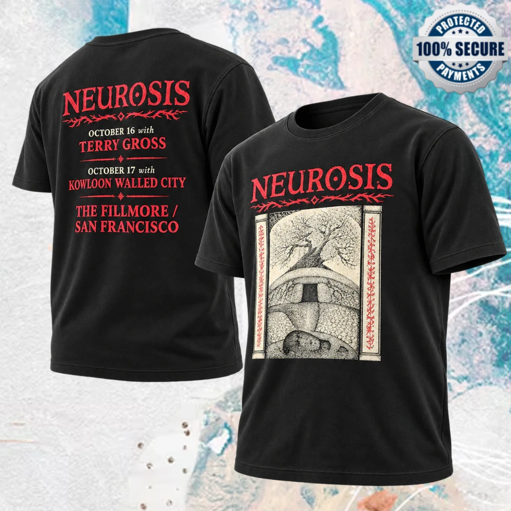 Neurosis San Francisco Event Poster Two Sided T-Shirt